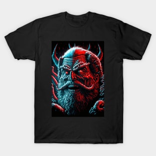 Evil Santa Heavy Metal Christmas T-Shirt